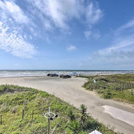 Galveston Beachfront House With Deck And Ocean Views! Exterior photo